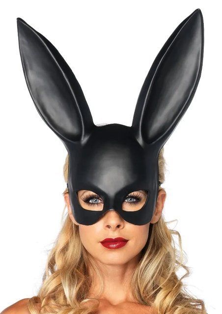 Маска кролика Leg Avenue Masquerade Rabbit Mask One Size Чорний 62530030-88008-O/S-BLACK фото