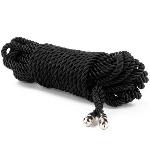 Мотузка для шибарі LoveToy Rebellion Reign Bondage Rope 10м Чорний