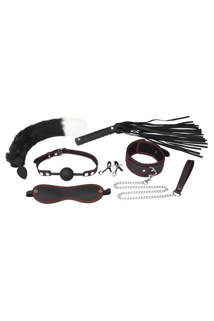 Набір БДСМ Erospace Wild Play BDSM Set 7 pcs C8 Чорний 62050072-0008 фото